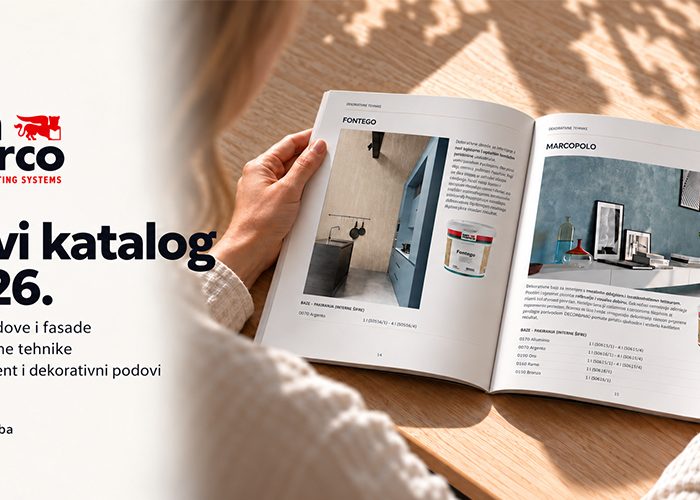 San Marco katalog 2026: boje, dekoracije, mikrocement